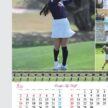 NK-127 レディース・トップゴルフカレンダー壁掛け 2027年| 女子トッププロ6人の豪快なプレーを堪能できるゴルフ